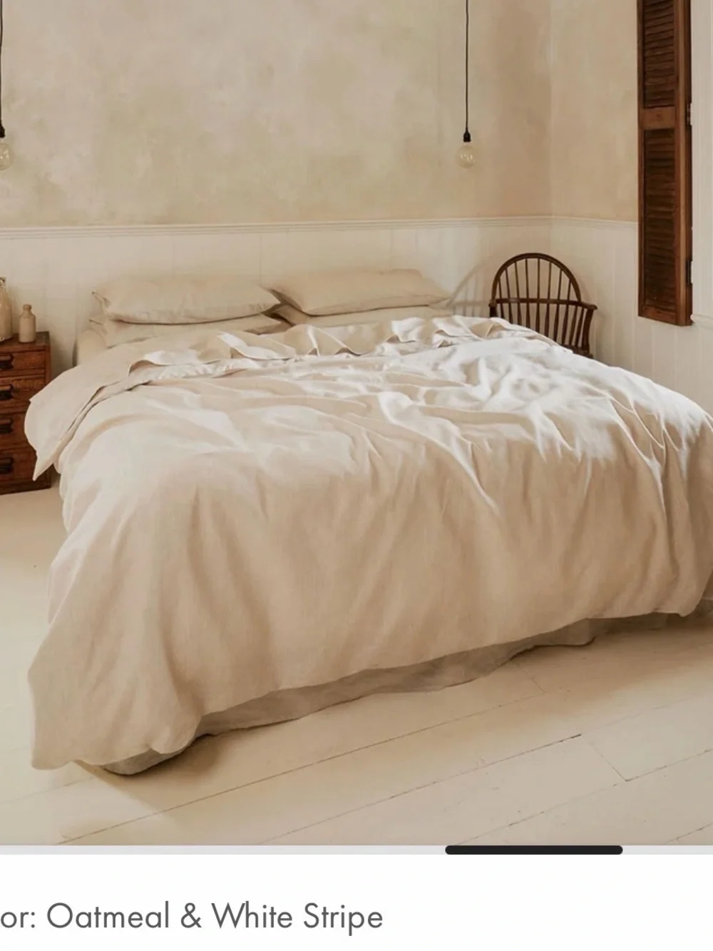Bed Threads 100% Flax KING / CALI KING Linen Duvet Cover